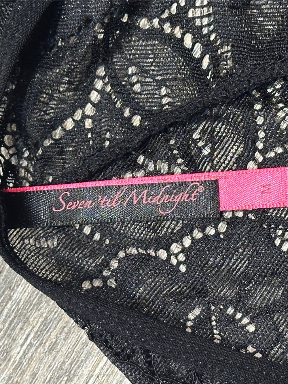 Seven Til Midnight Panties Blue and Black Medium NWOT - Picture 5 of 6